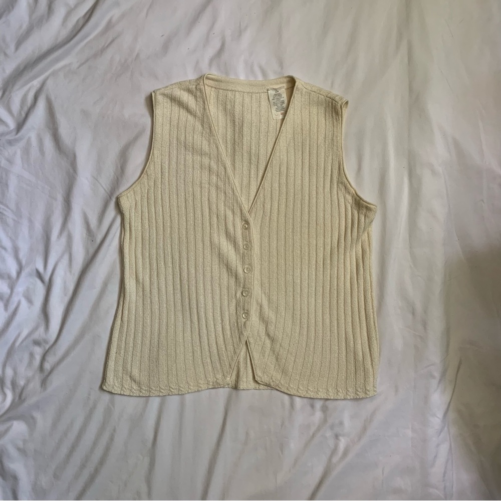 Vintage Knit Vest Tank Top
